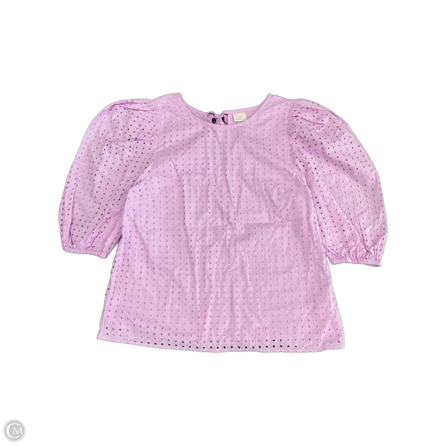 Top Short Sleeve By A New Day In Purple, Size: M