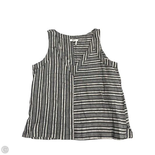 Top Sleeveless By Dkny In Black & Grey, Size: Xl