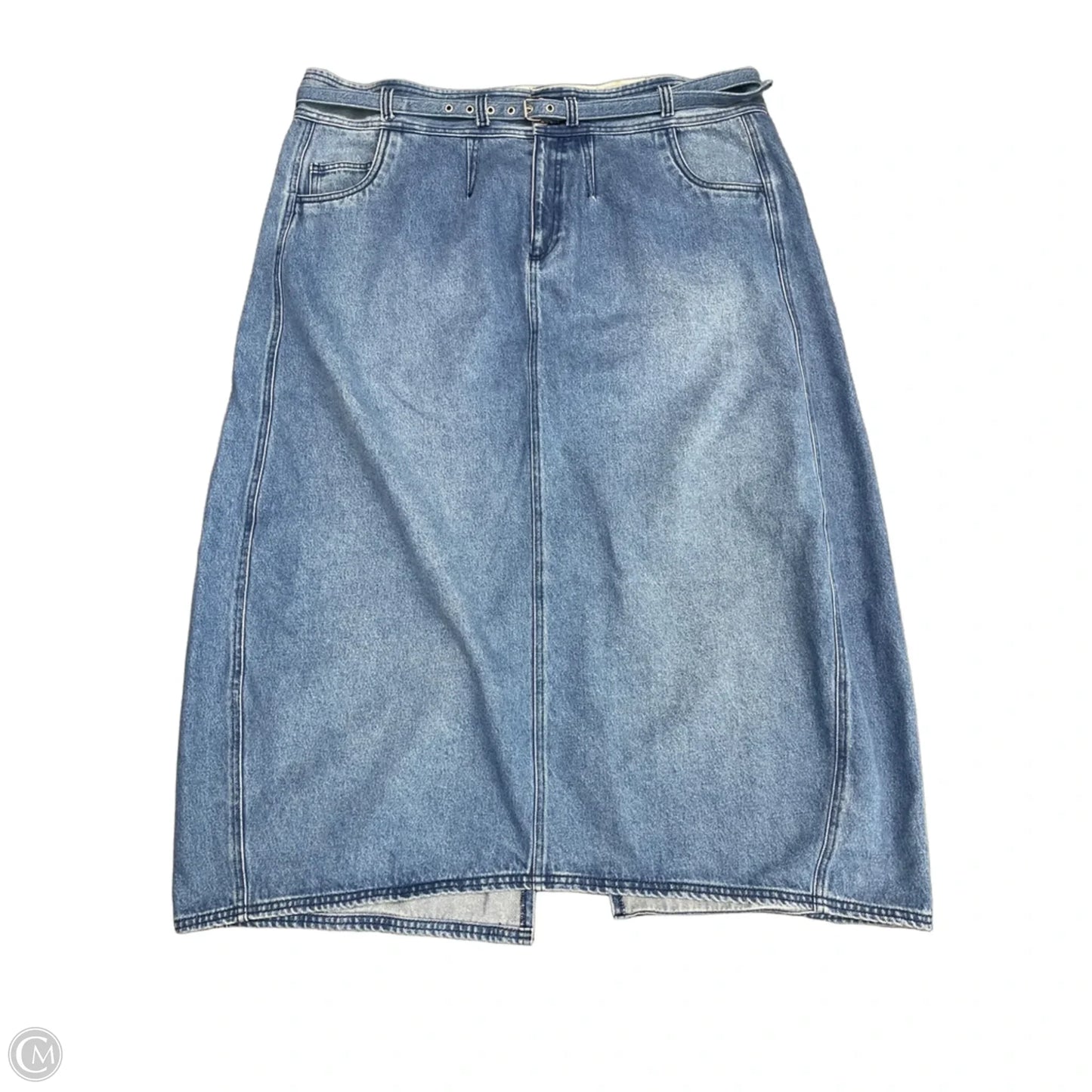 Skirt Midi By Pilcro In Blue Denim, Size: 20