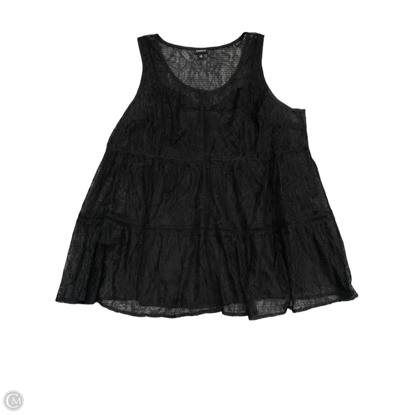 Top Sleeveless By Torrid In Black, Size: 2x