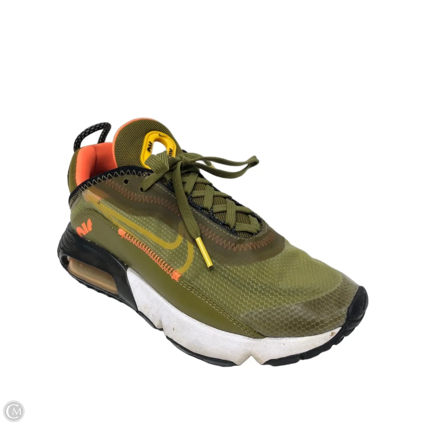 Shoes Athletic By Nike In Green & Orange, Size: 6.5
