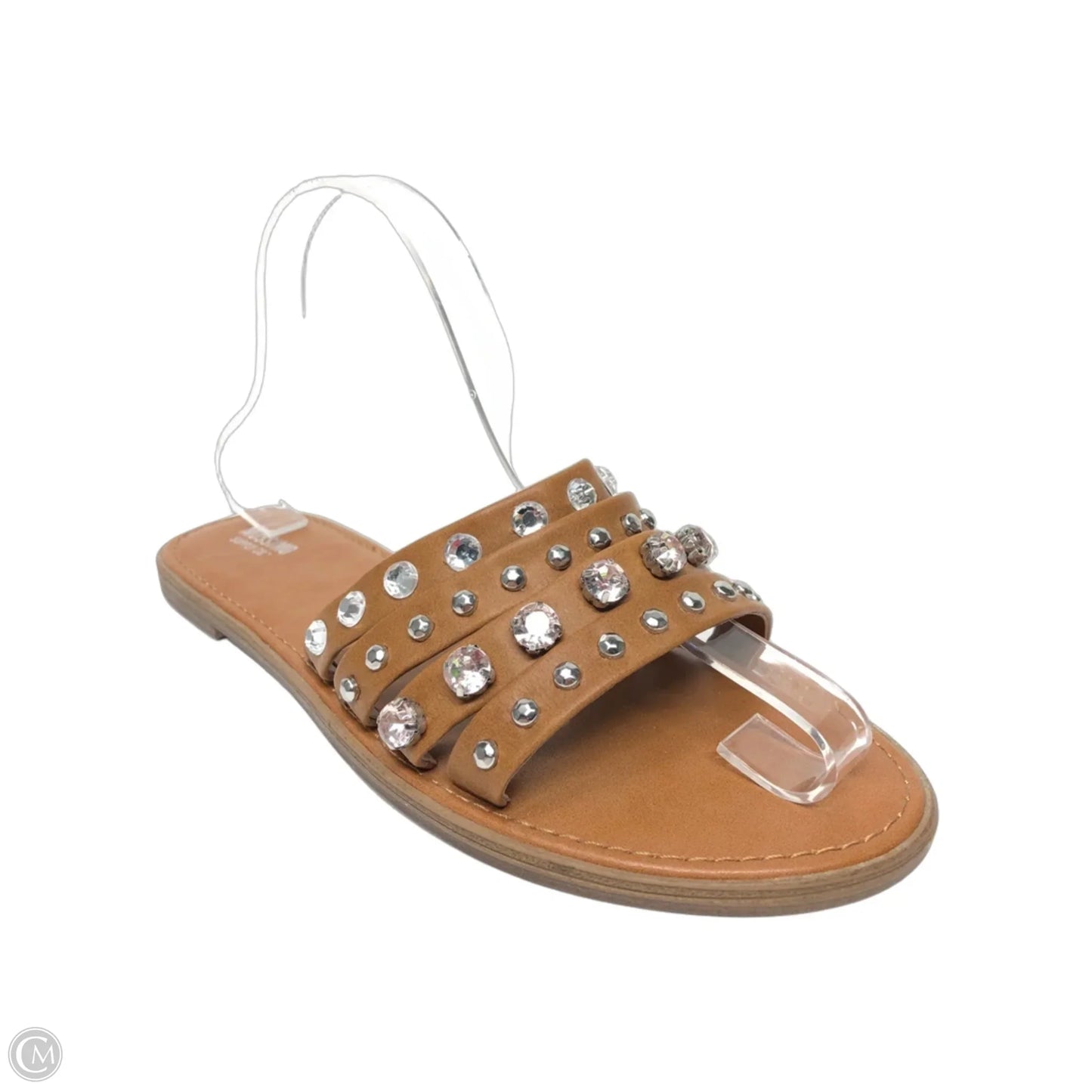 Sandals Flats By Mossimo In Brown, Size: 9