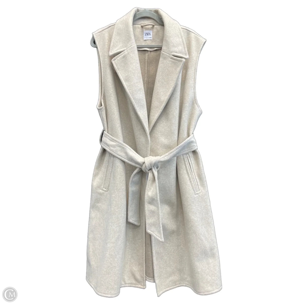 Cardigan By Zara In Cream, Size: L
