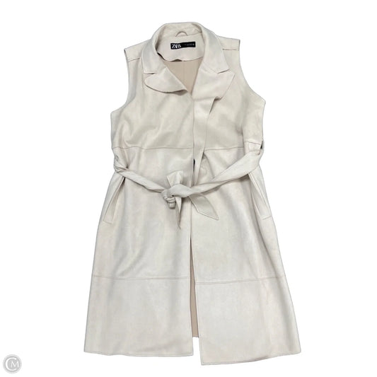 Cardigan By Zara In Cream, Size: L