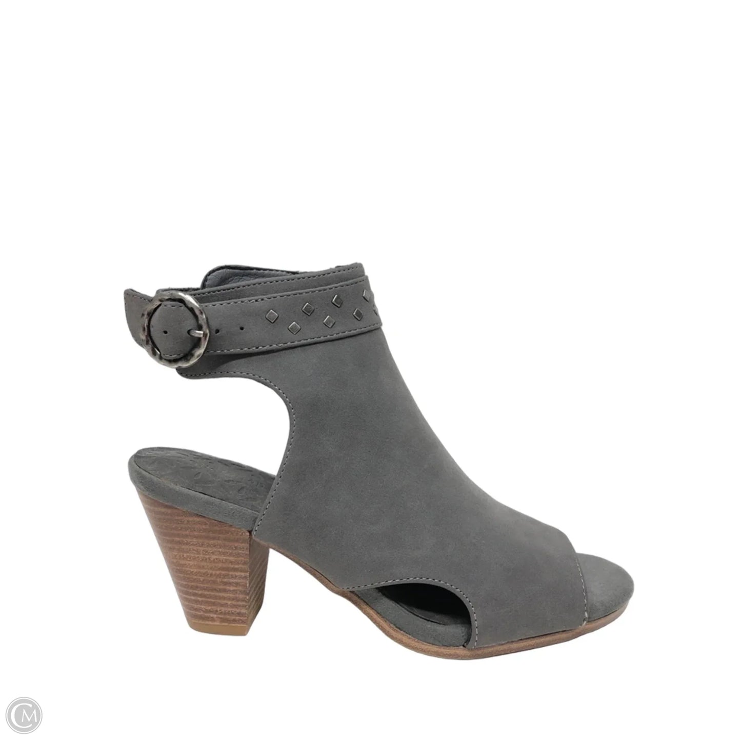 Boots Ankle Heels By Bare Traps In Grey, Size: 6.5