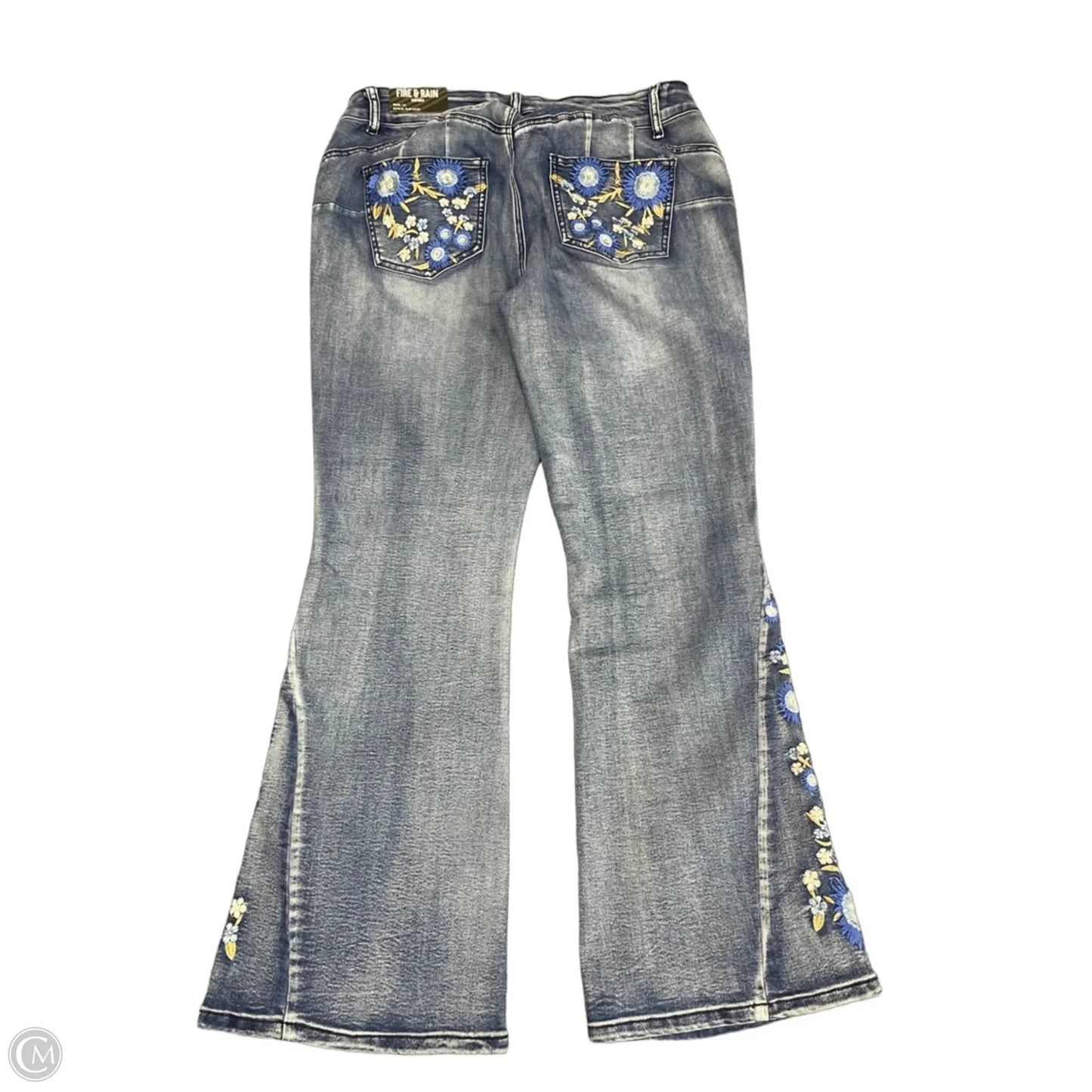 Jeans Boot Cut By Clothes Mentor In Blue Denim, Size: 14
