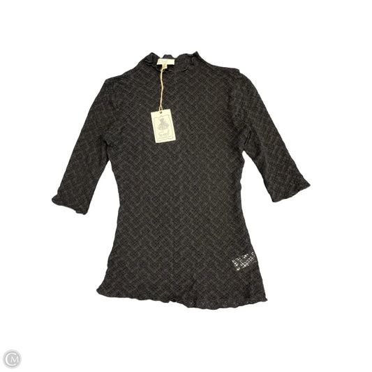 Top Short Sleeve By Easel In Black, Size: S
