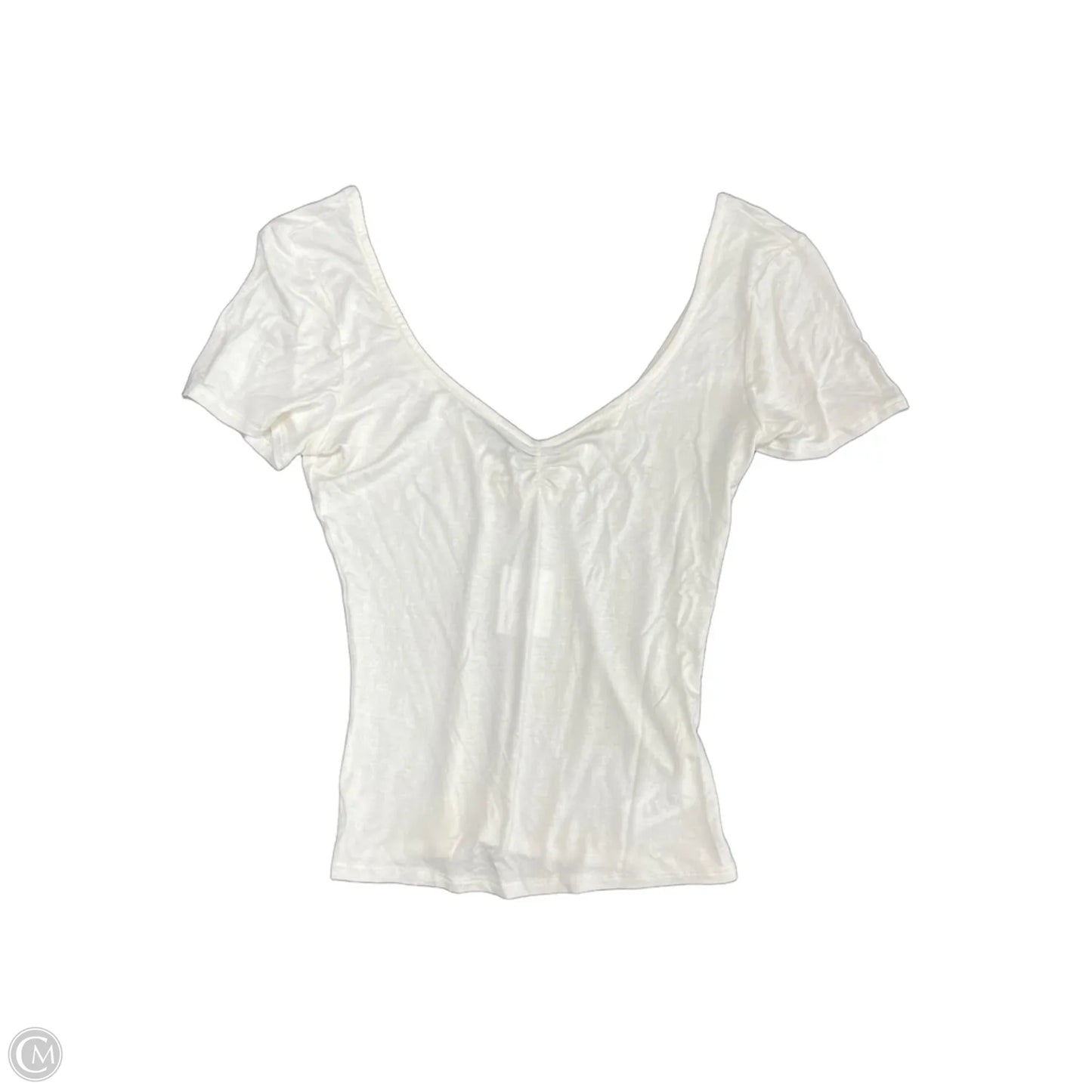 Top Short Sleeve Basic By Project Social Tee In White, Size: L
