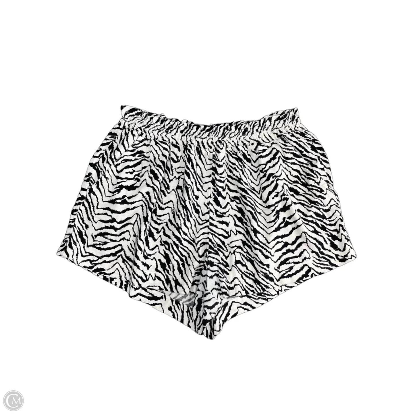Shorts By Ava & Viv In Black & White, Size: Xxl