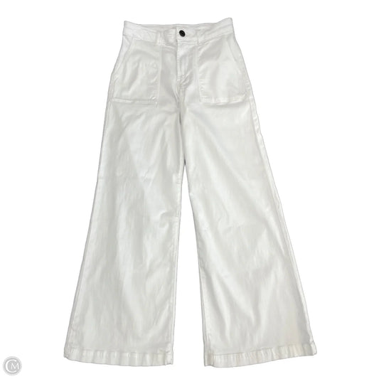 Pants Wide Leg By Kut In White, Size: 0