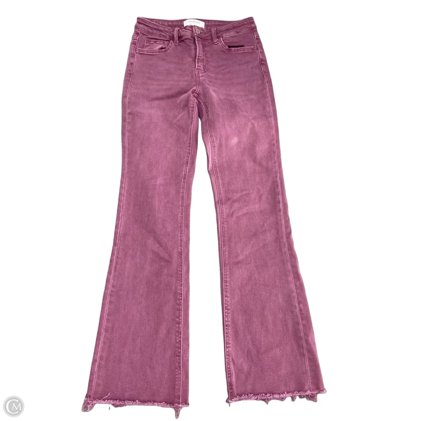 Jeans Straight By Vervet In Purple, Size: 6