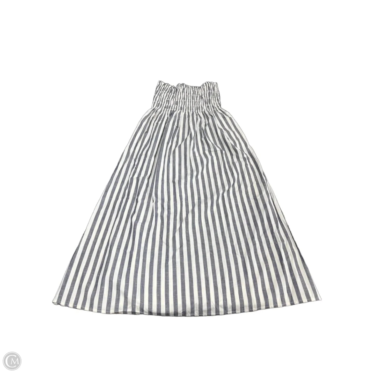 Dress Casual Midi By Universal Thread In Blue & White, Size: S