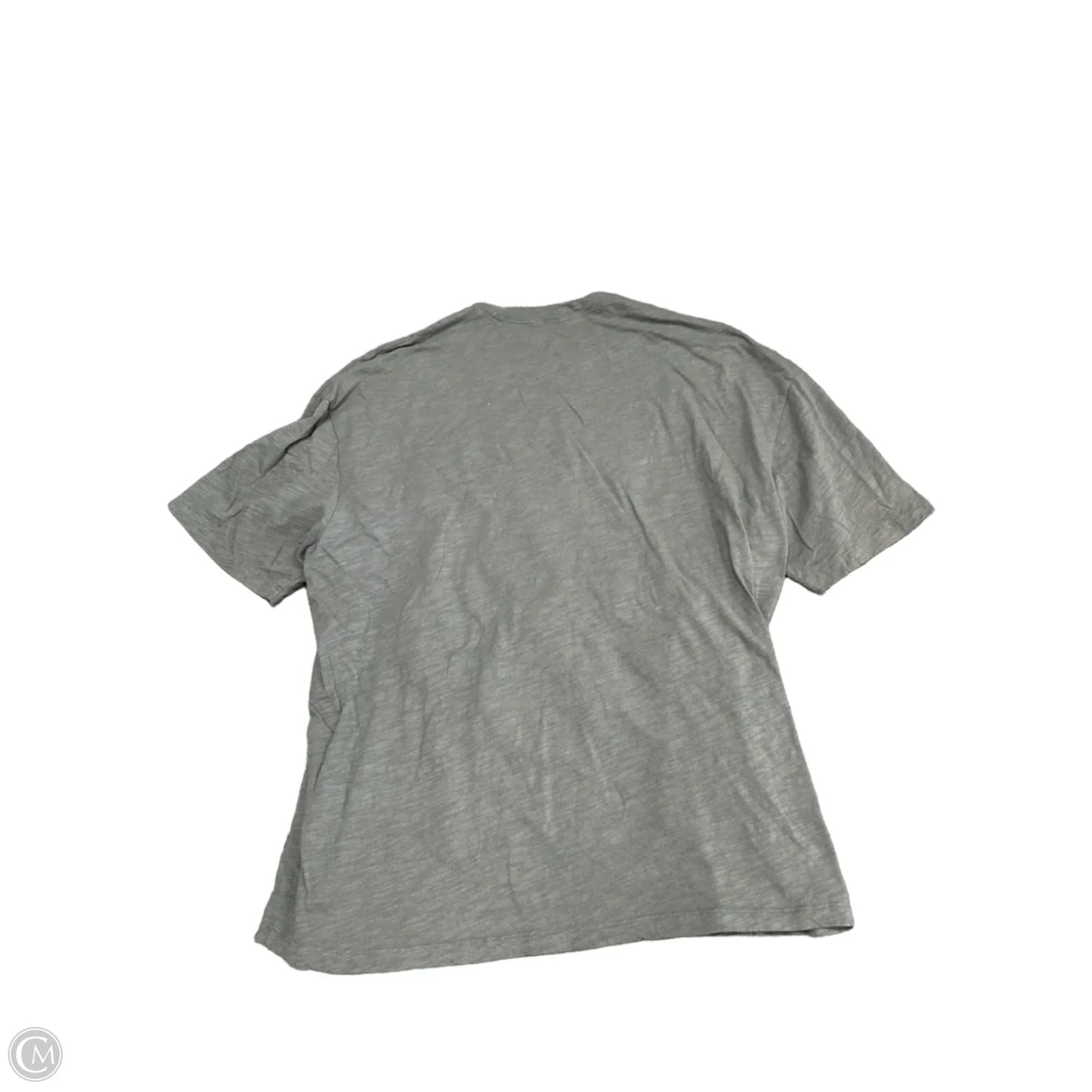 Top Short Sleeve By Natural Life In Grey & Pink, Size: Xl
