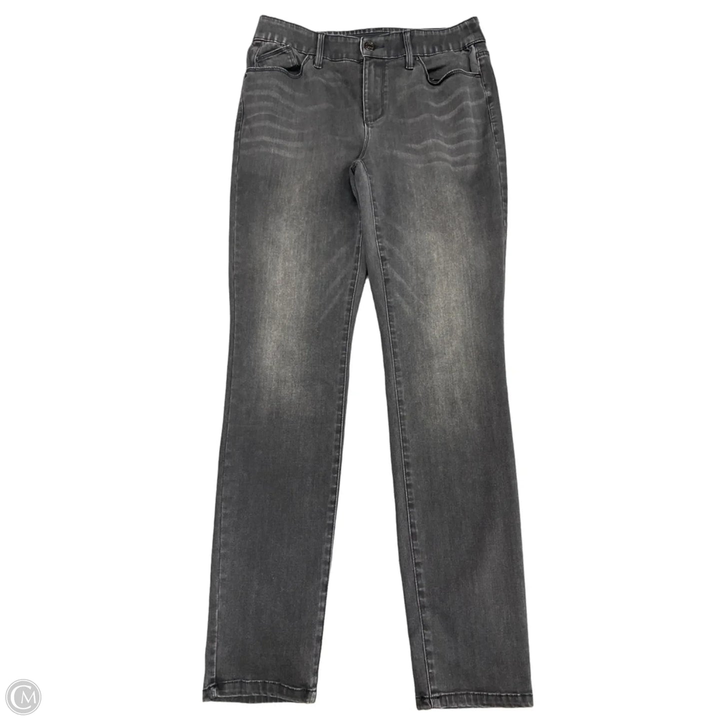 Jeans Jeggings By Chicos In Black Denim, Size: 4
