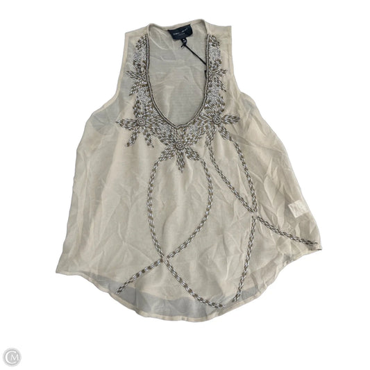 Top Sleeveless By Romeo And Juliet In Beige, Size: M