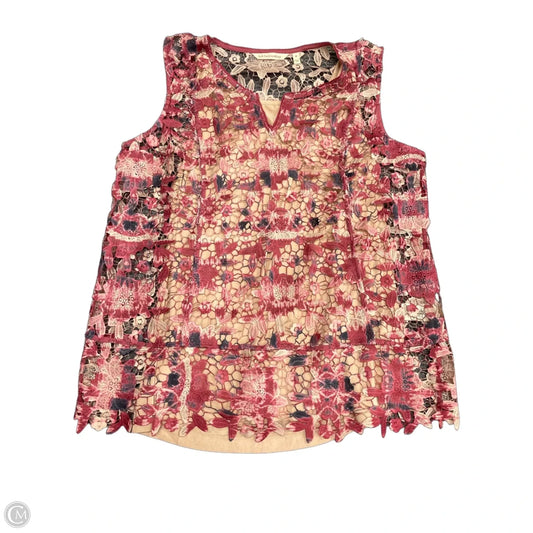 Top Sleeveless By Soft Surroundings In Mauve, Size: M