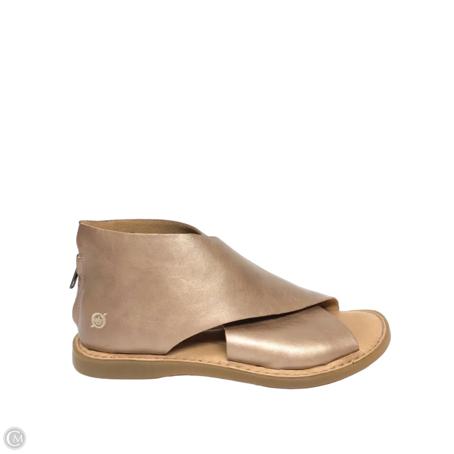Shoes Flats By Born In Brown & Gold, Size: 8
