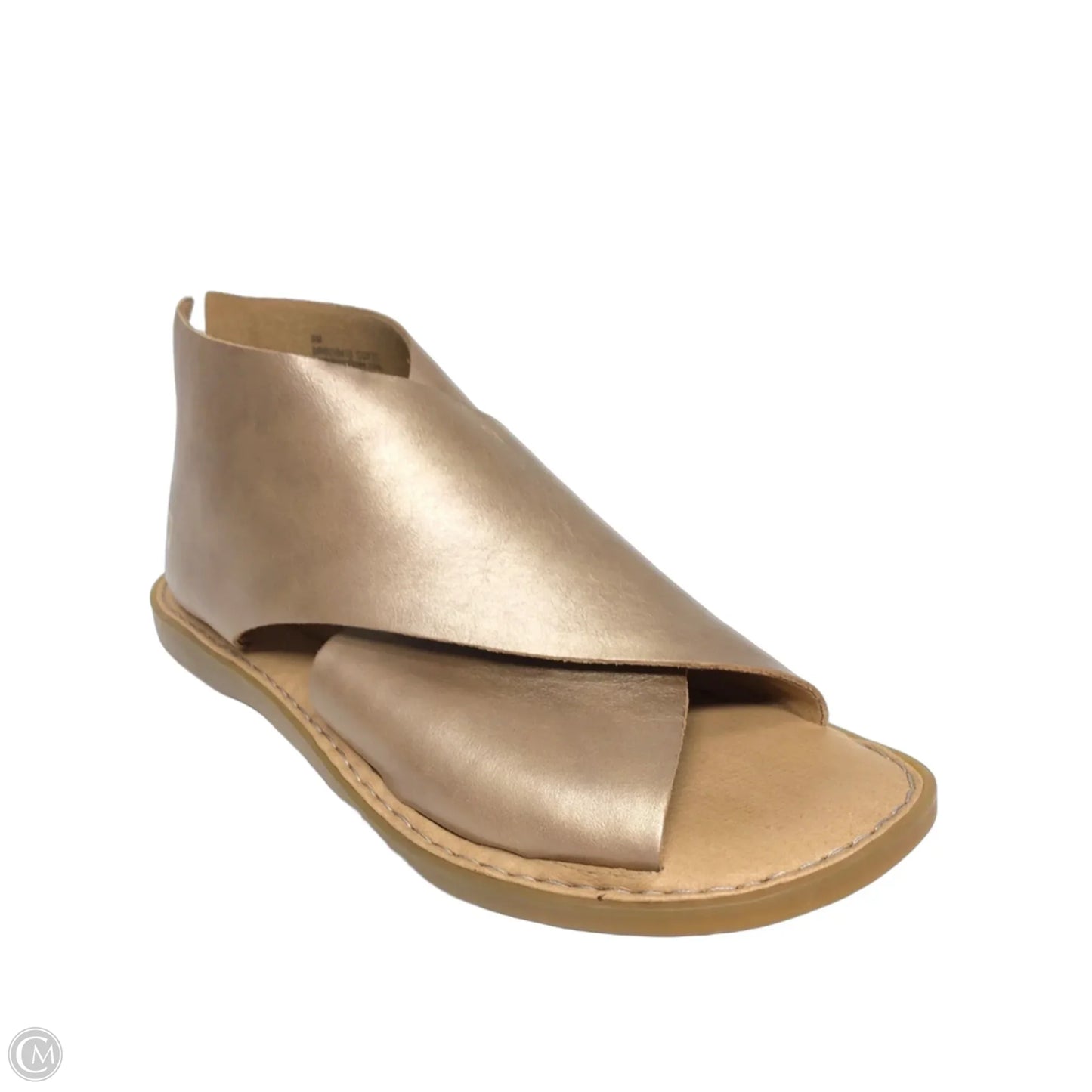 Shoes Flats By Born In Brown & Gold, Size: 8