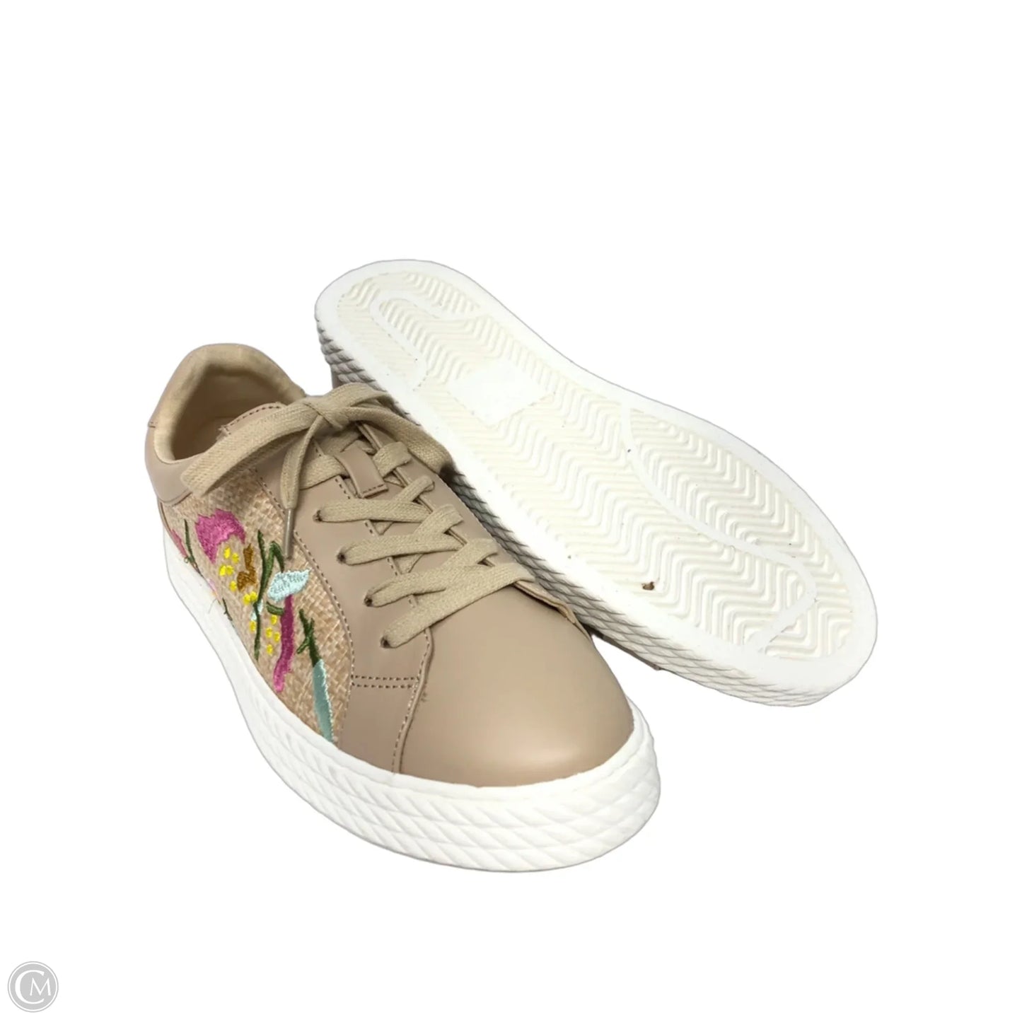 Shoes Sneakers By Crown And Ivy In Cream, Size: 8.5
