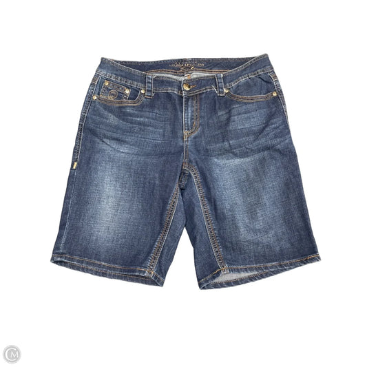 Shorts By Melissa Mccarthy In Blue Denim, Size: 16