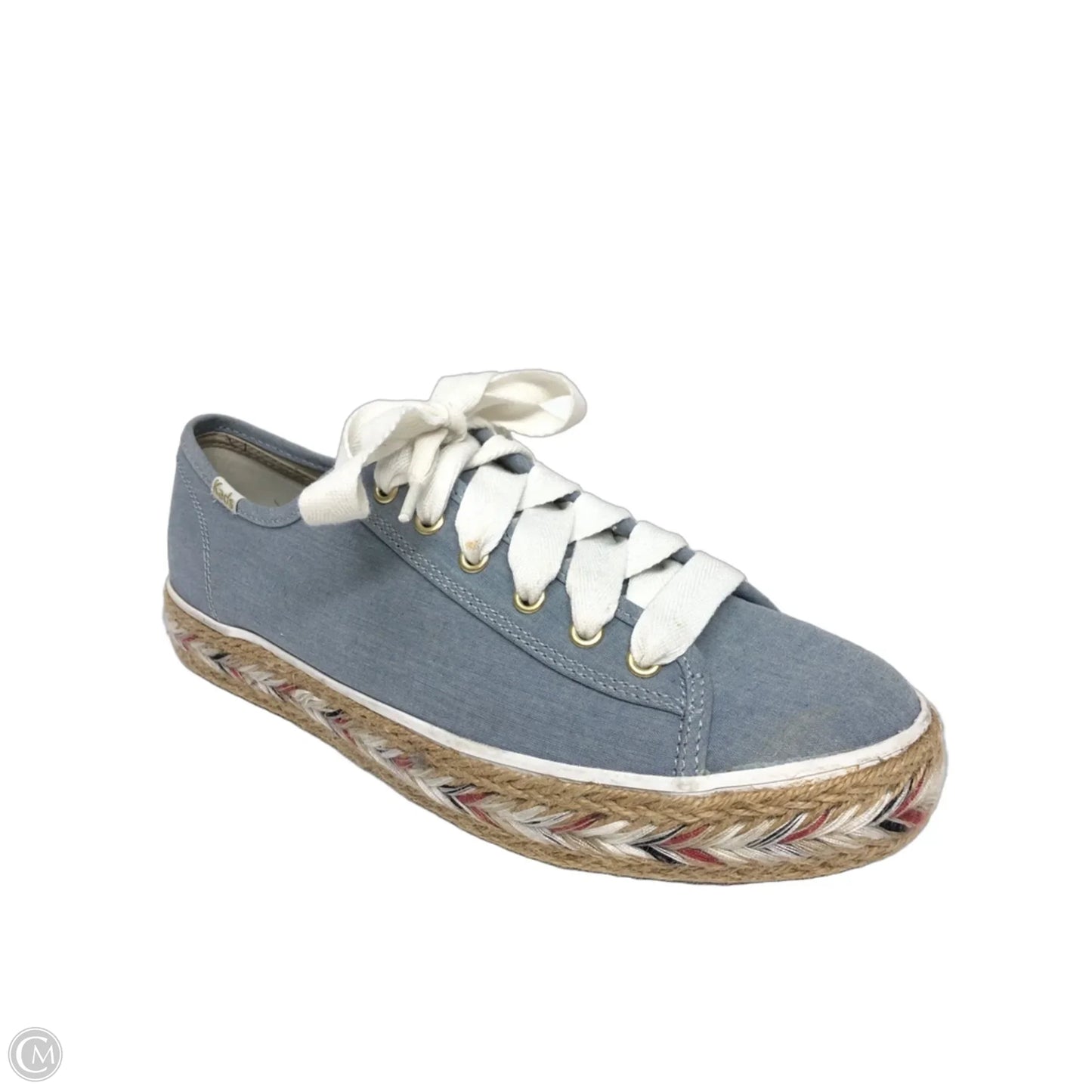 Shoes Sneakers By Keds In Blue & White, Size: 9