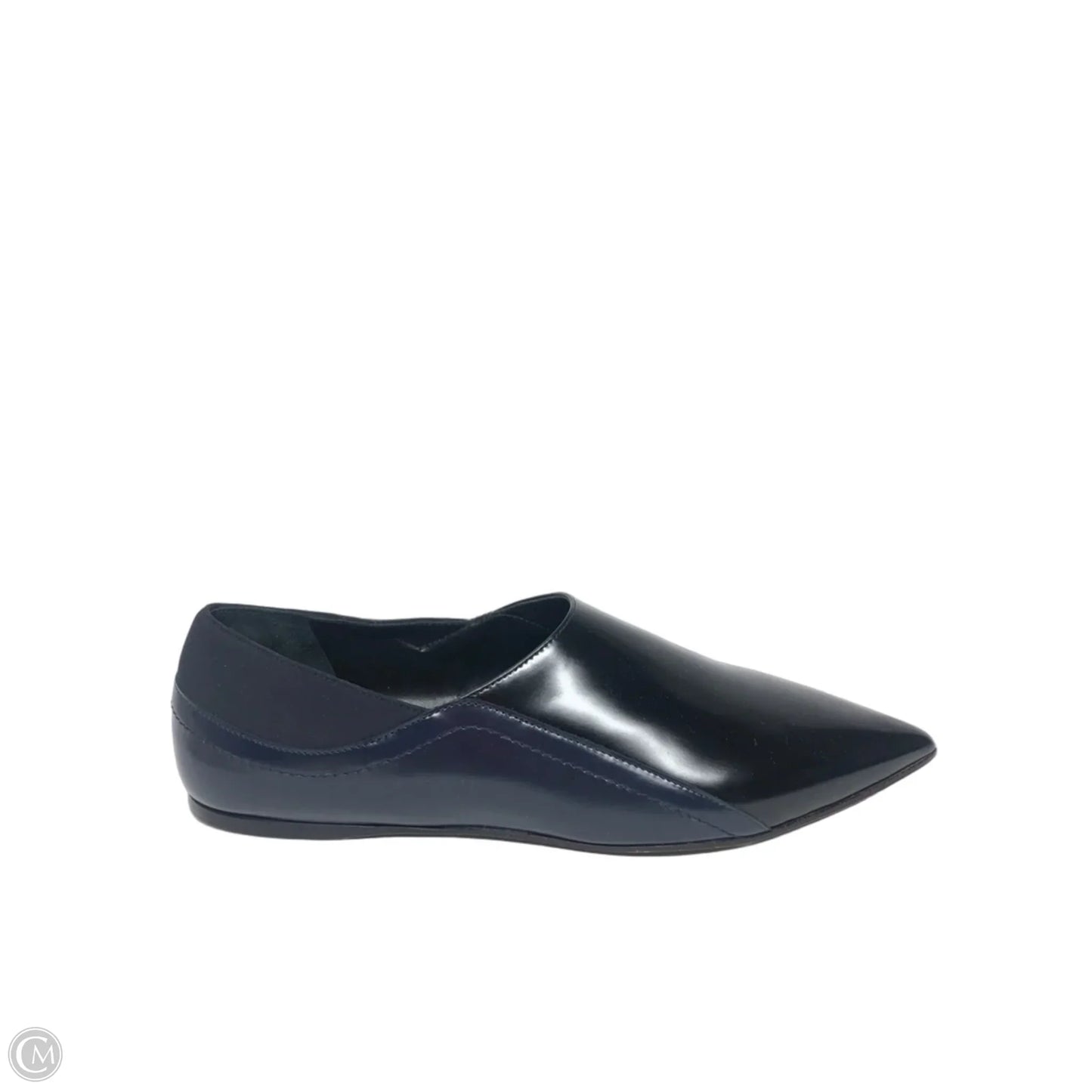 Shoes Designer By Max Mara In Black & Blue, Size: 7