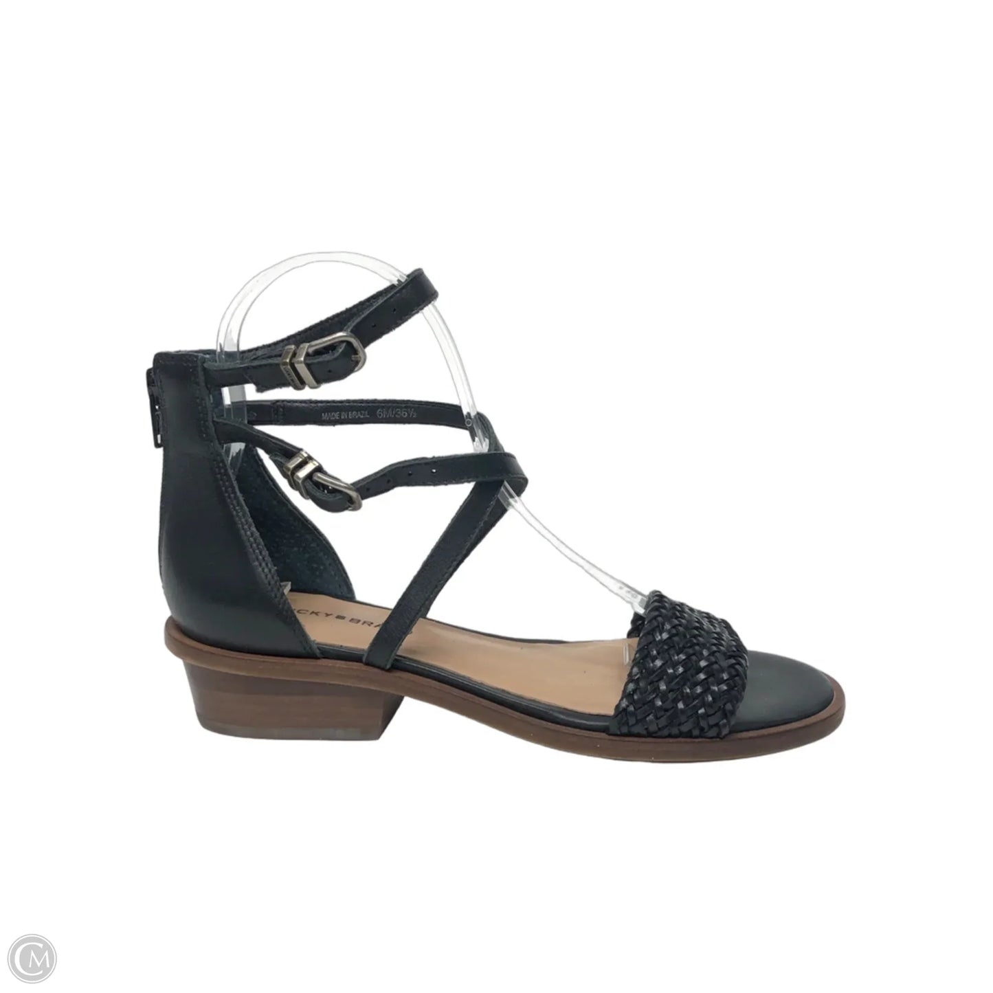 Sandals Flats By Lucky Brand In Black, Size: 6