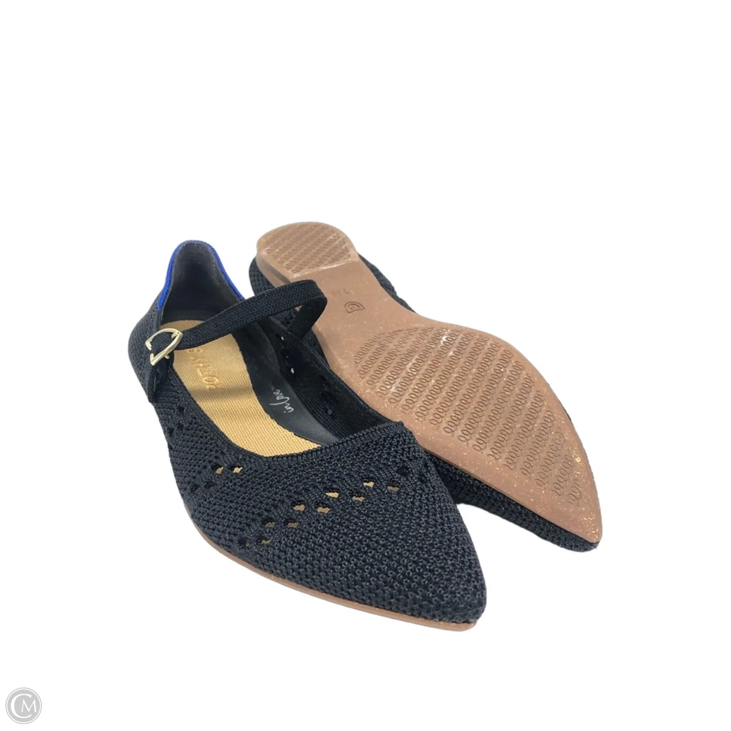 Shoes Flats By Rothys In Black, Size: 7.5