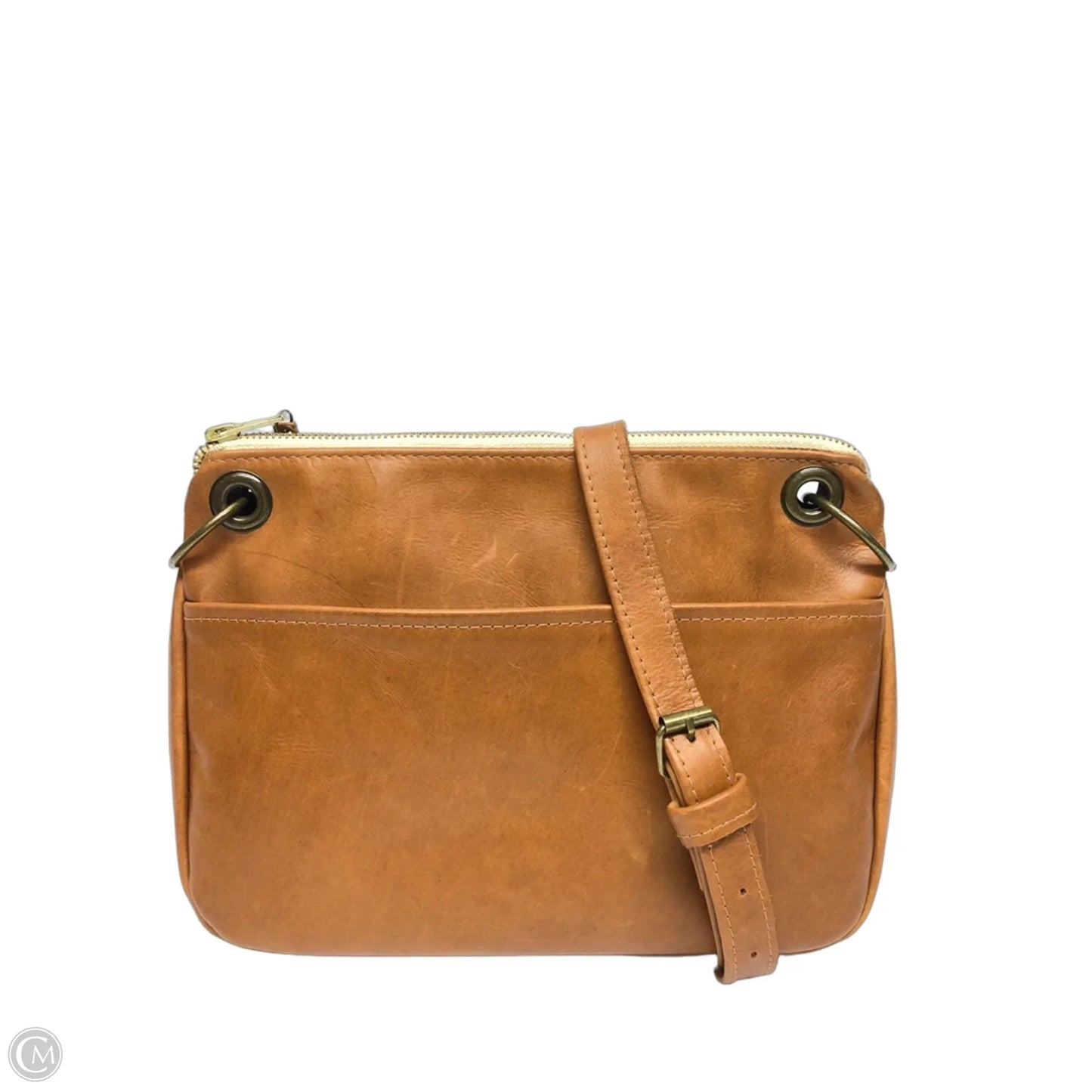 Crossbody Leather By Cmc, Size: Medium