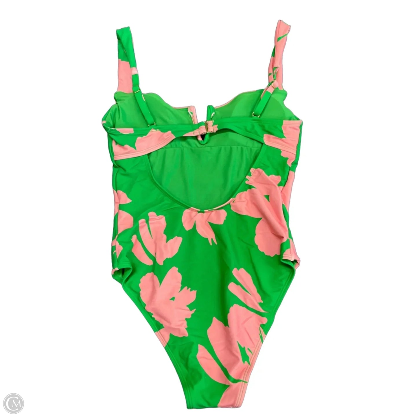 Swimsuit By Antonio Melani In Green & Pink, Size: S