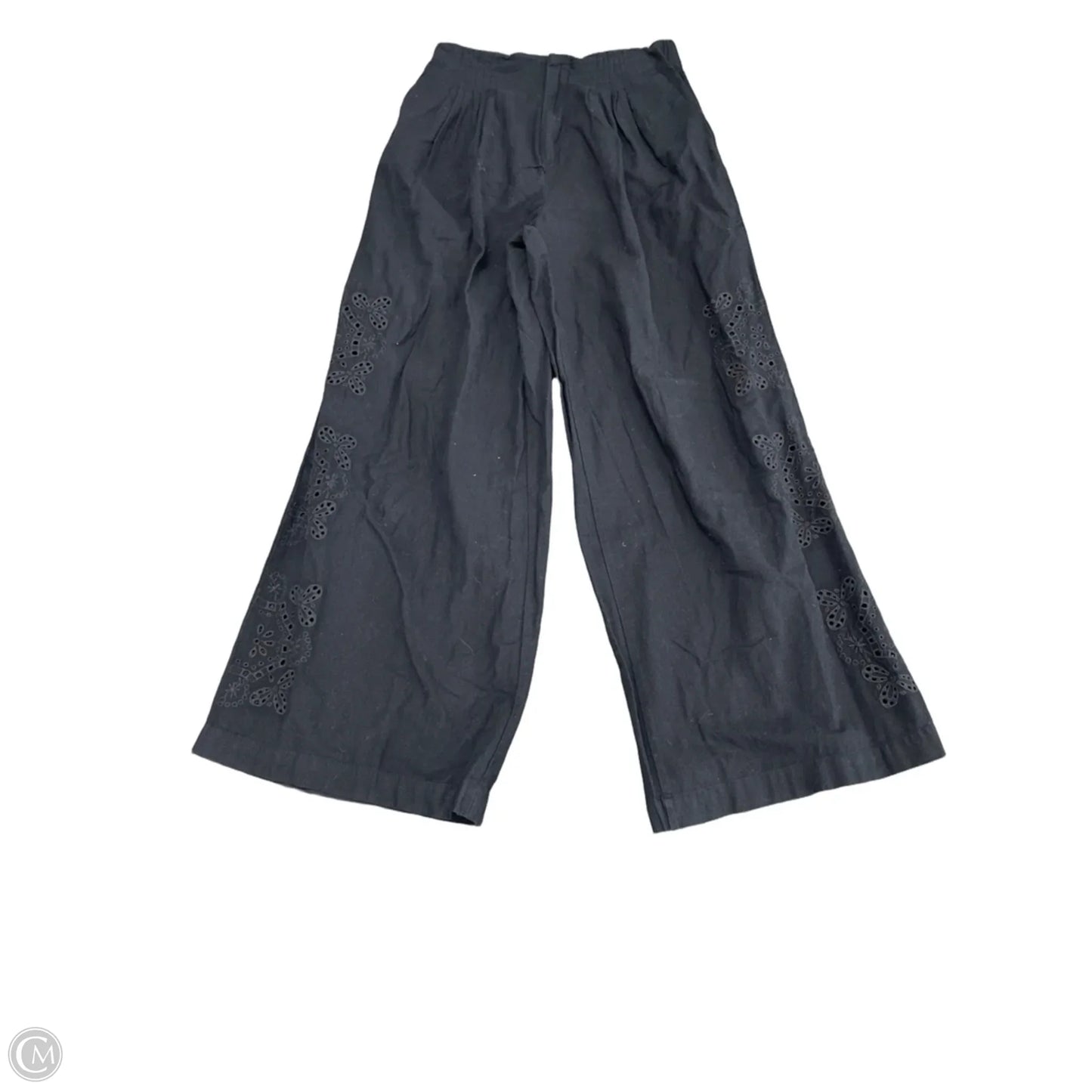 Pants Linen By Zara In Black, Size: S