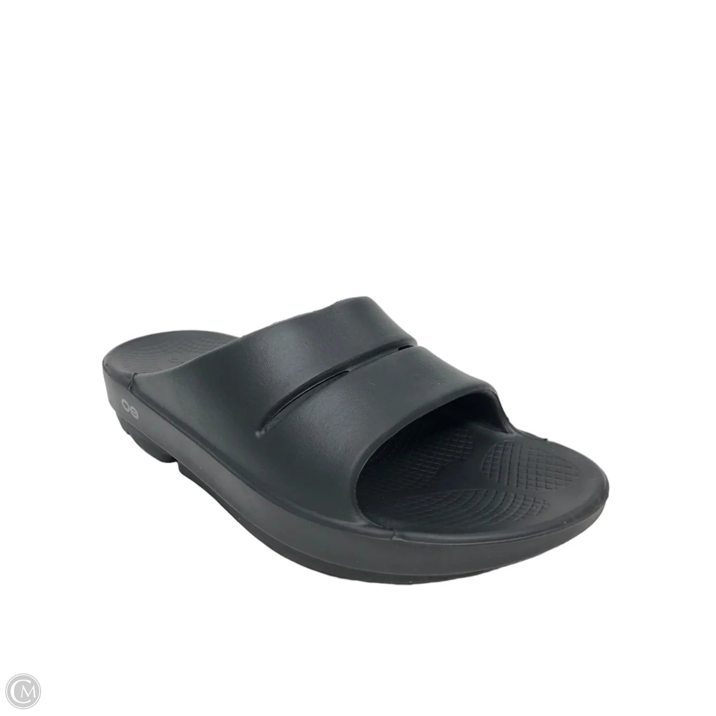 Sandals Flats By Oofos In Black, Size: 9