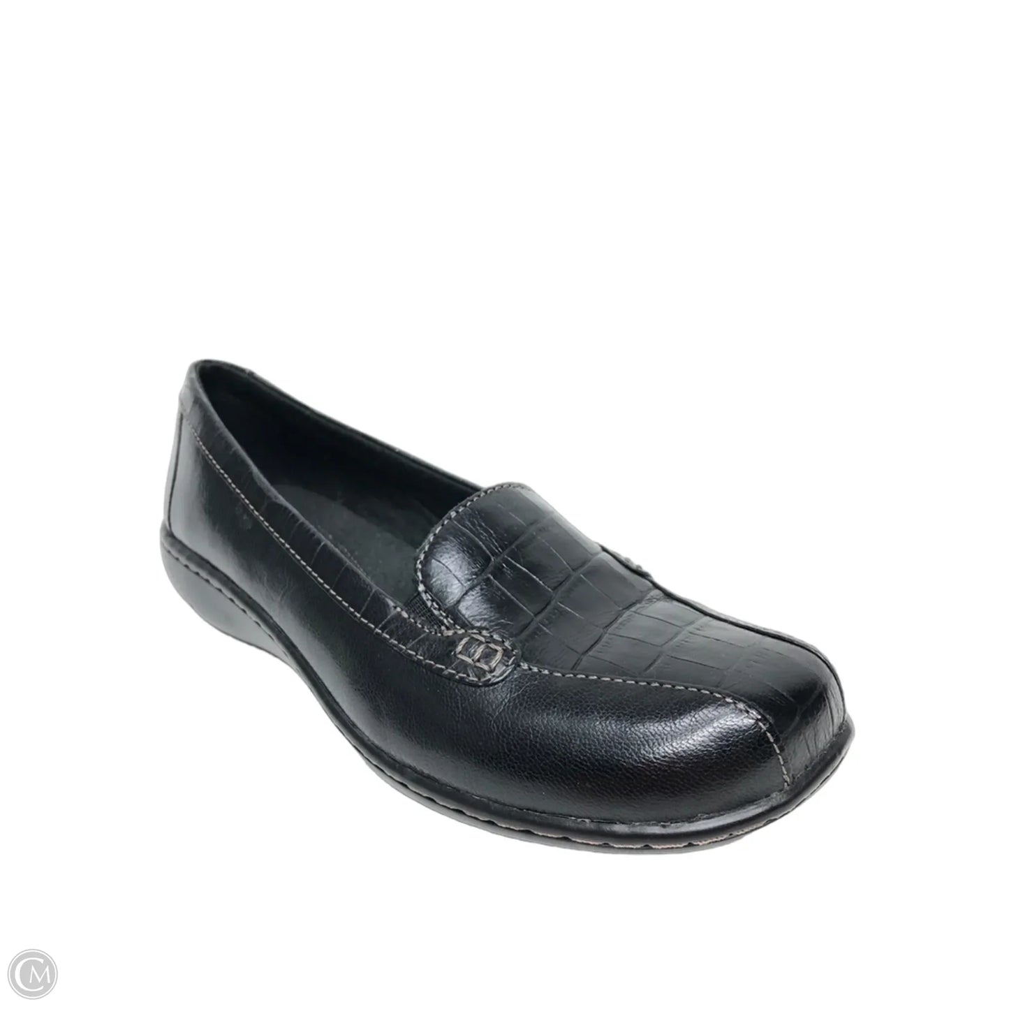Shoes Flats By Clarks In Black, Size: 6