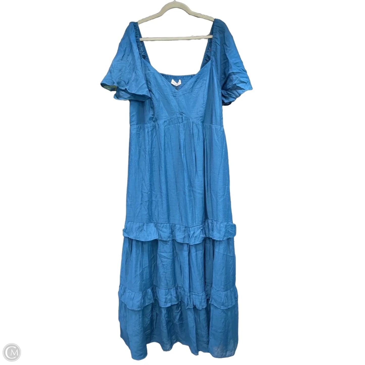 Dress Casual Maxi By City Chic In Blue, Size: 18