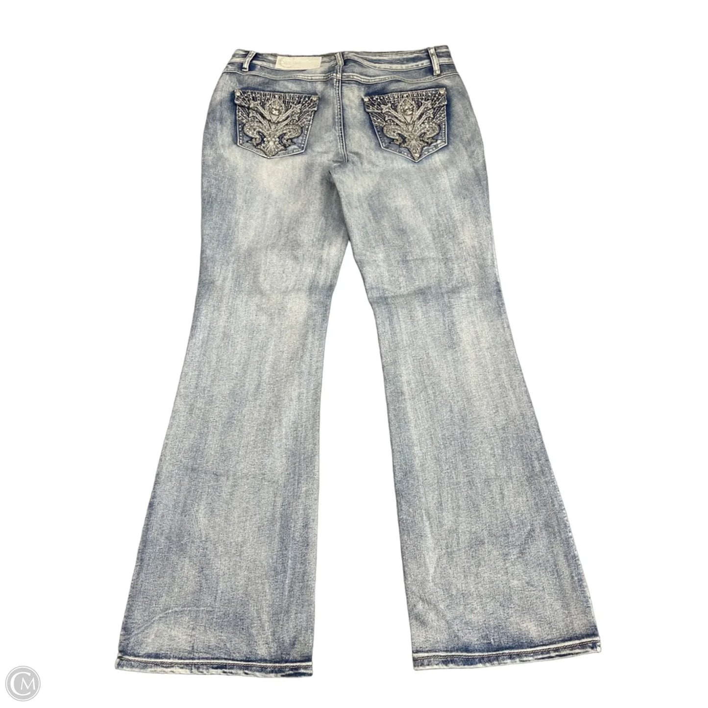 Jeans Boot Cut By Cato In Blue Denim, Size: 14