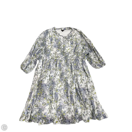 Dress Casual Short By Torrid In Blue & Green, Size: 4x