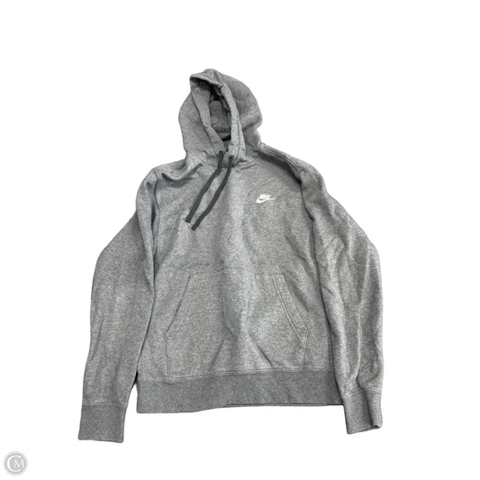 Sweatshirt Hoodie By Nike Apparel In Grey, Size: S