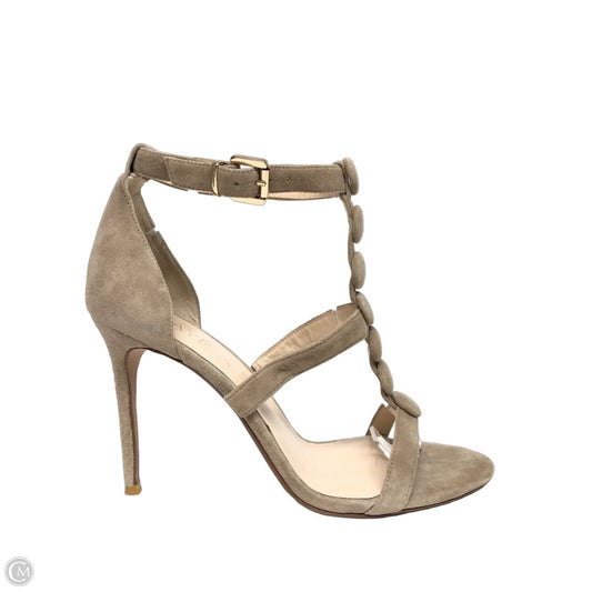 Sandals Heels Stiletto By Clothes Mentor In Beige, Size: 10