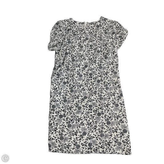 Dress Casual Short By Loft In Blue & White, Size: 0