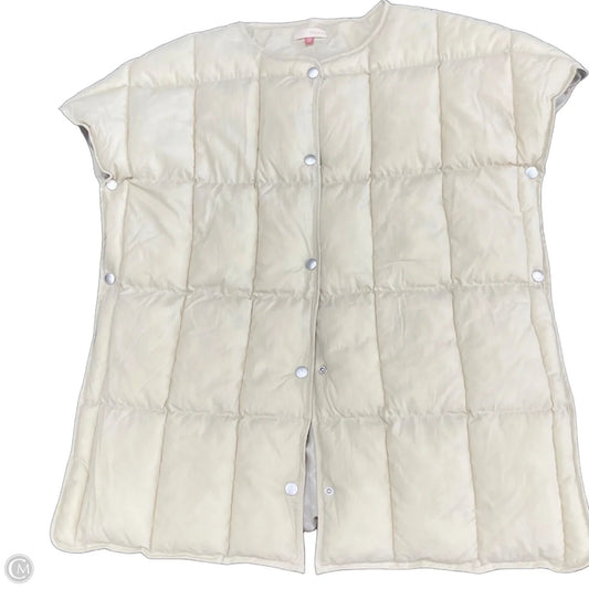 Jacket Puffer & Quilted By Pilcro In Cream, Size: Osfm