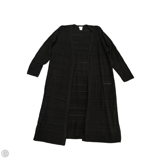 Cardigan By Chicos In Black, Size: L