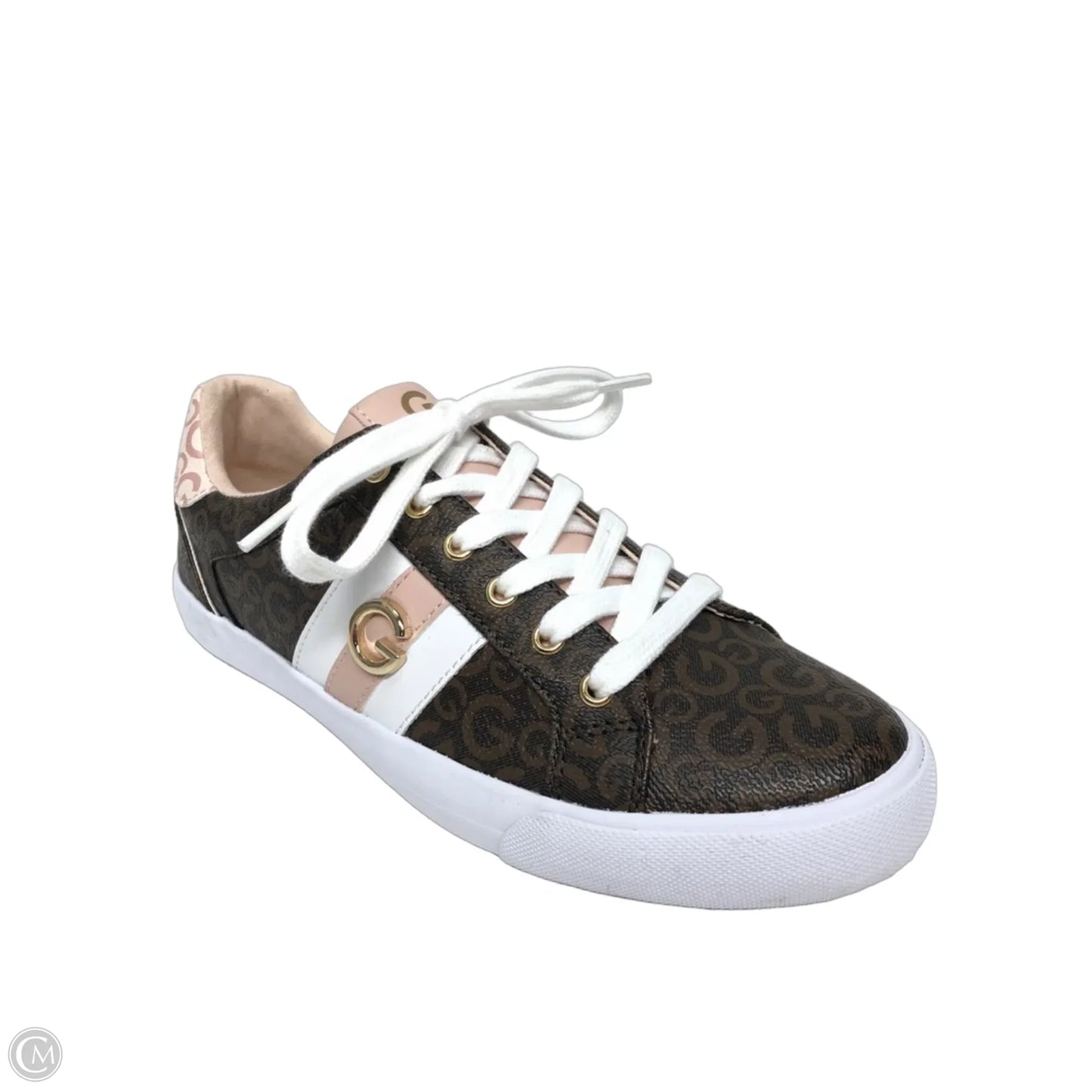 Shoes Sneakers By G By Guess In Brown & Pink, Size: 8.5