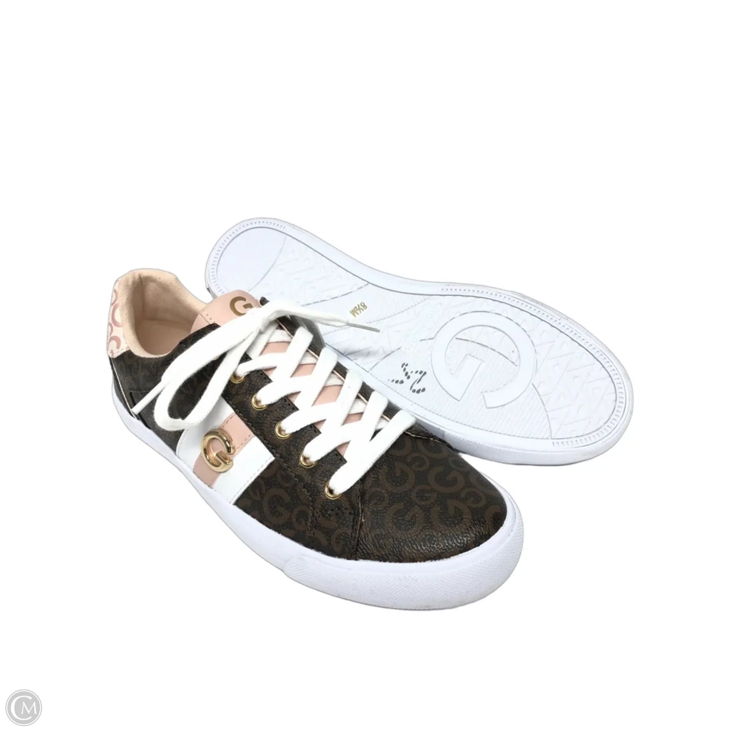 Shoes Sneakers By G By Guess In Brown & Pink, Size: 8.5
