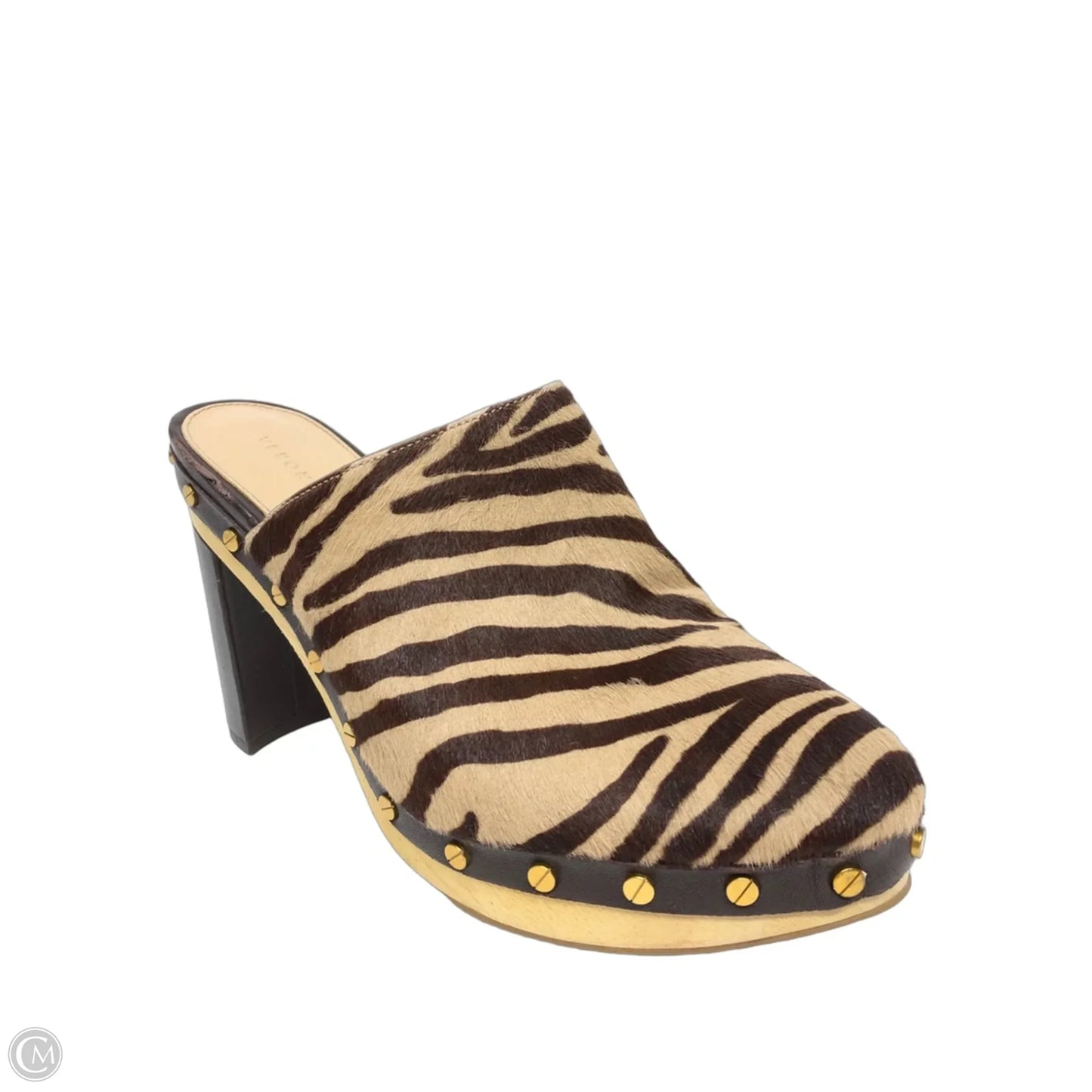 Shoes Heels Block By Veronica Beard In Animal Print, Size: 8