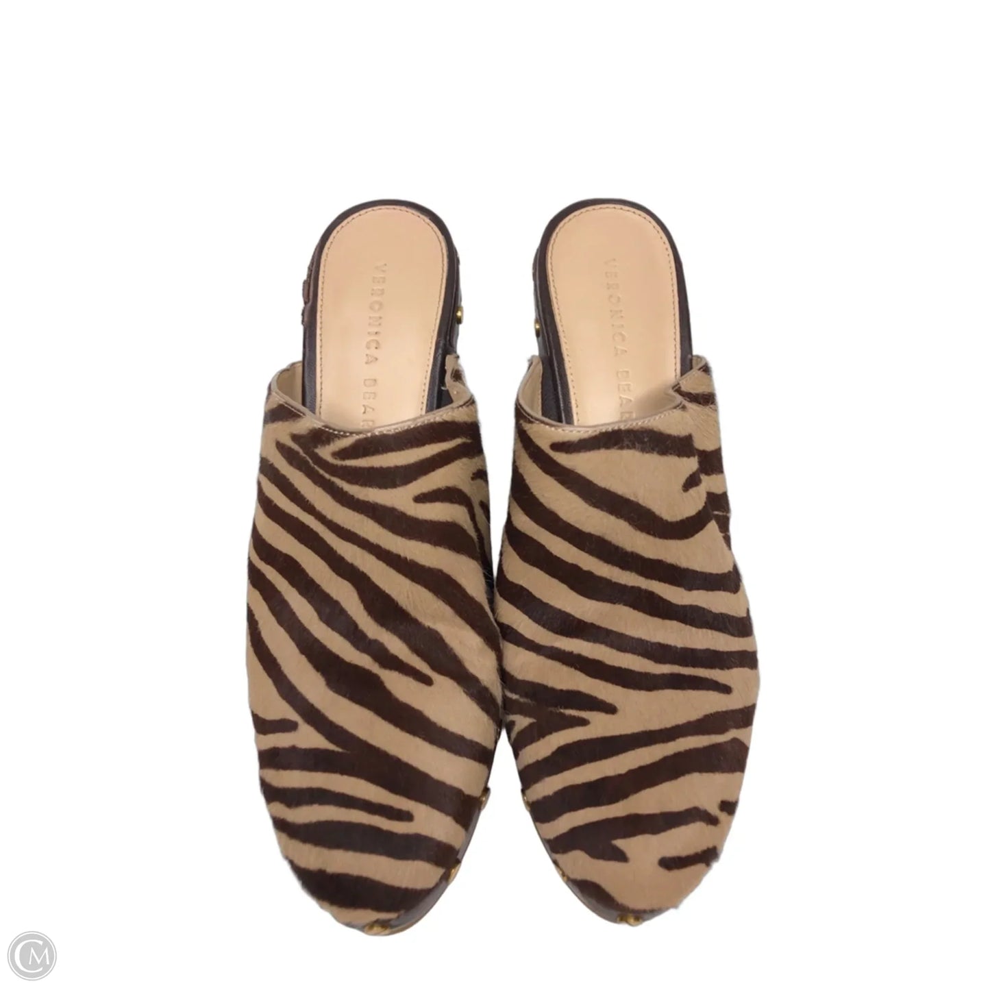 Shoes Heels Block By Veronica Beard In Animal Print, Size: 8