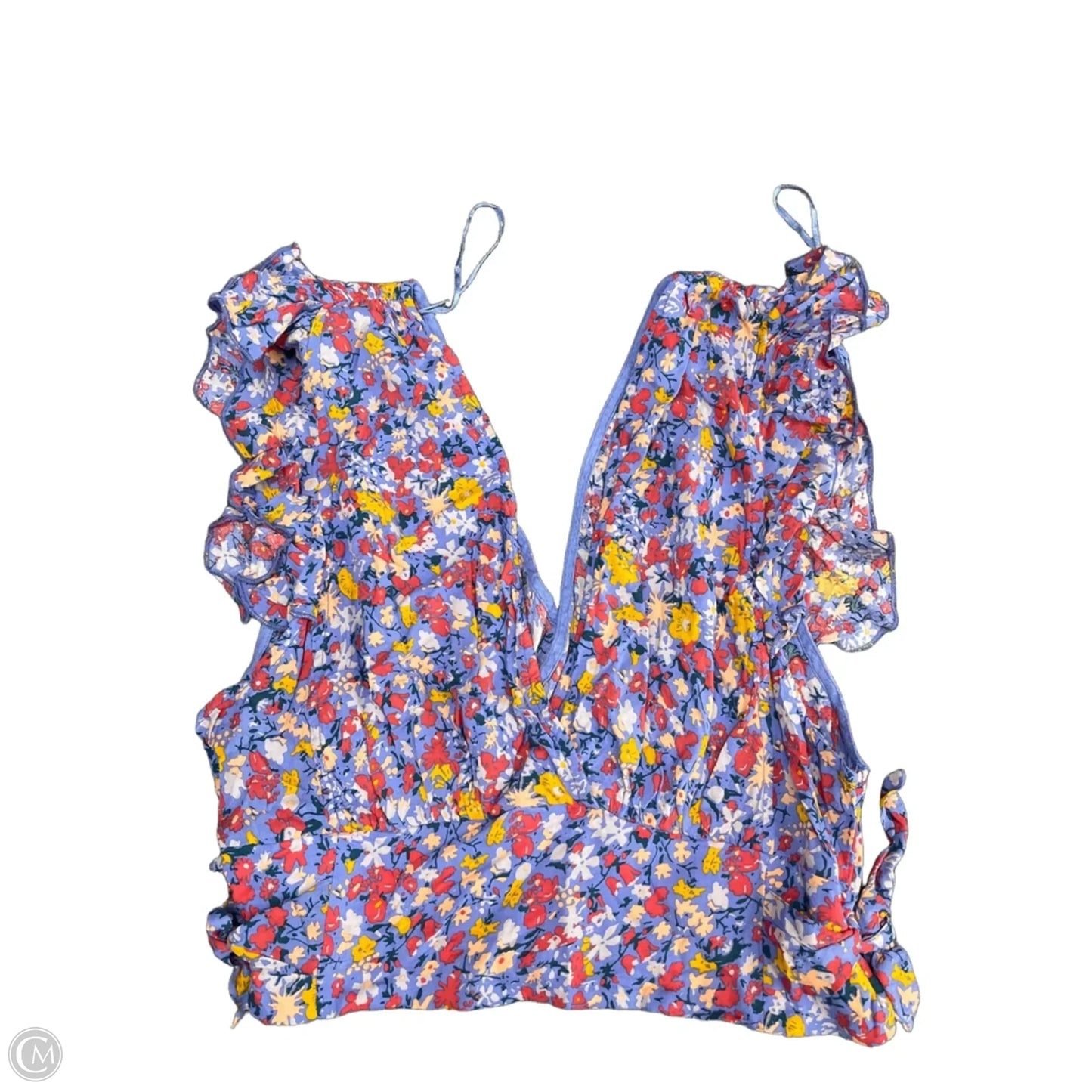 Skirt Set 2pc By Free People In Blue & Red, Size: L