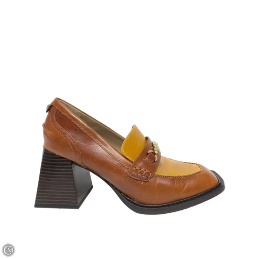 Shoes Heels Block By Sam Edelman In Brown, Size: 7.5