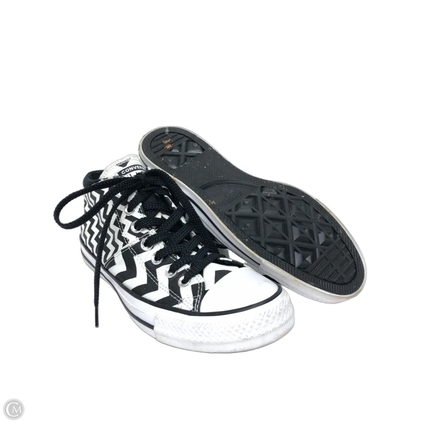 Shoes Sneakers By Converse In Black & White, Size: 8.5
