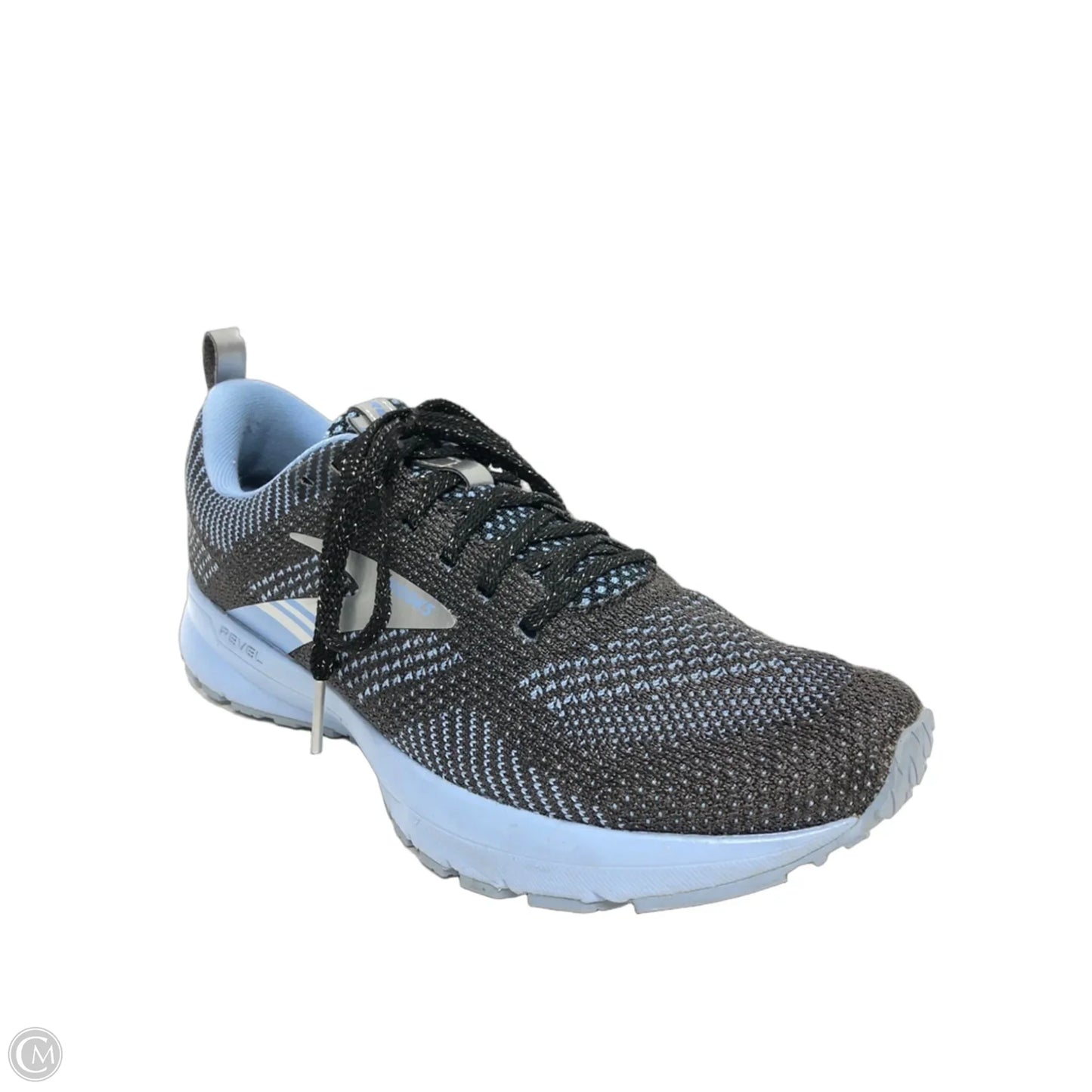 Shoes Athletic By Brooks In Black & Blue, Size: 8.5