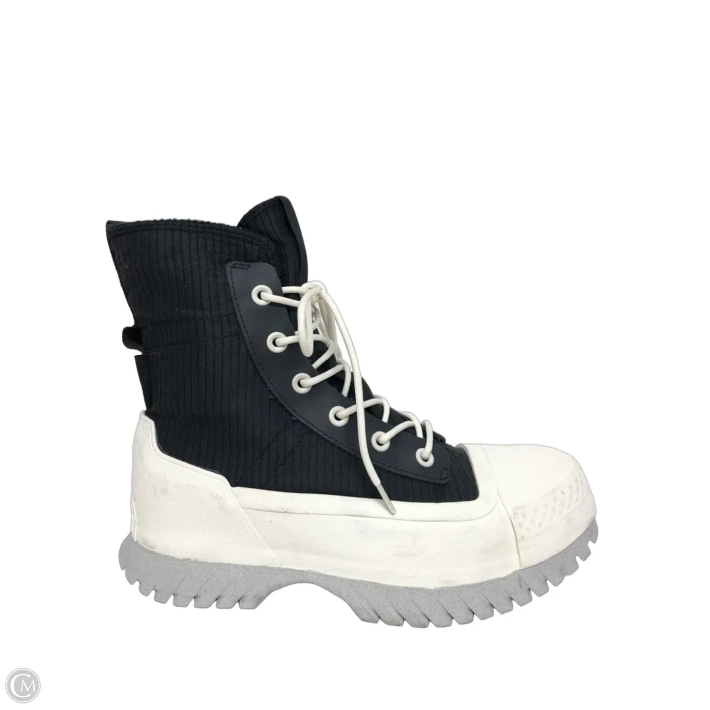 Shoes Sneakers Platform By Converse In Black & White, Size: 8